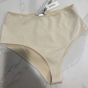 NWT Marysia Swim L Reversible Tarpum Bay Bottoms
